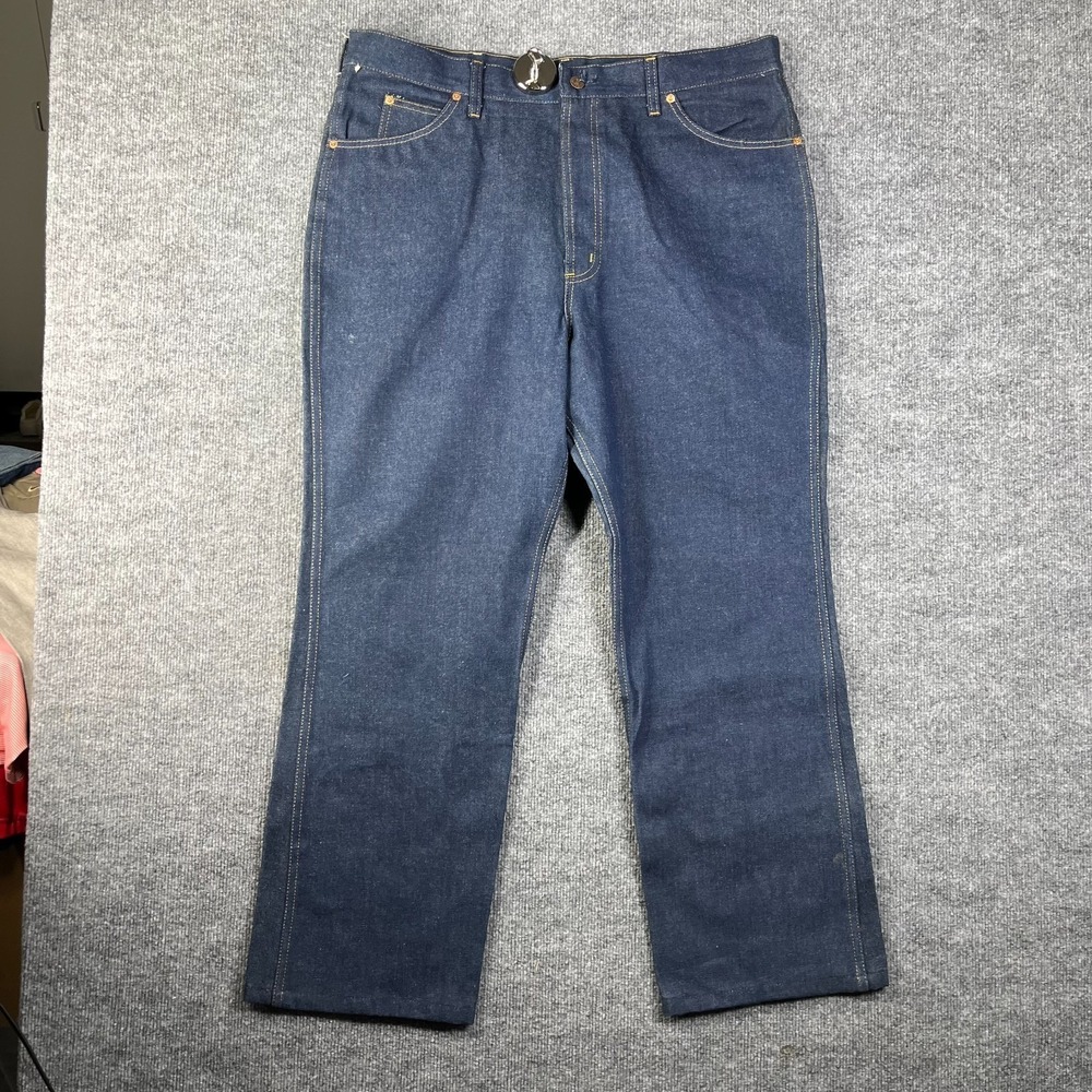 Vintage Genuine Roebucks Jeans Men's Rinse‎ Blue Denim Classic Straight - 40X28